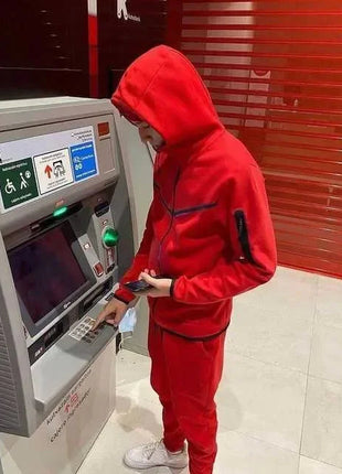 Men's Tracksuits Sports Suit Cotton Brand Tech Fleece Good Quality Hoodie Male Training Wear Sweatshirt Set Sweatpants PlatiNum