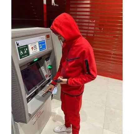 Men's Tracksuits Sports Suit Cotton Brand Tech Fleece Good Quality Hoodie Male Training Wear Sweatshirt Set Sweatpants PlatiNum