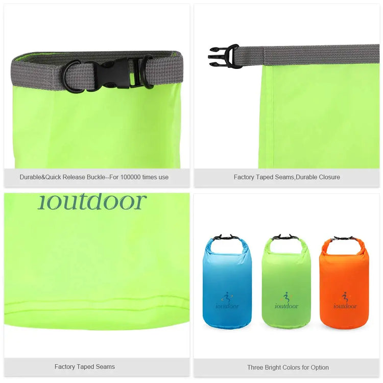 Borsa impermeabile 2L5L10L/20L40L70L, borsa impermeabile piccola e leggera per kayak, nuoto, pesca, rafting, galleggiante