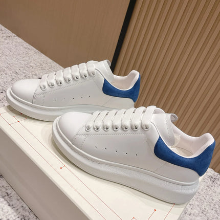 Top Classic Platform White Sneakers Silky Cowhide Height Boost Casual Shoes Versatile Daily Commute Shoes MK01