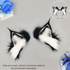 Electric Fox Ear Headband Gravity-Sensitive Simulation Realistic Animal Fluffy Ears Cosplay Headpiece Cat Ear Anime Accessories