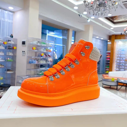 Men Platform Casual Shoes Oversized High-top Sneakers Fashion Motorcycle Boots Comfortable Ankle Boots Fashion Sports Shoes