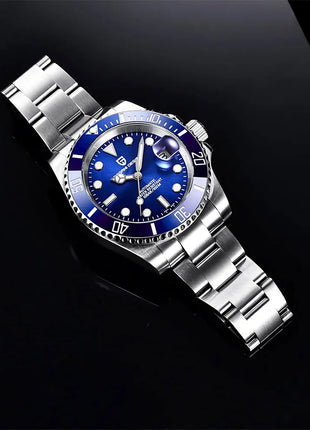 PAGANI DESIGN 2026 43MM Serie Water Ghost Orologio Meccanico di Lusso da Uomo con Ghiera in Ceramica, Vetro Zaffiro, Acciaio Inossidabile, Orologi Automatici da Uomo