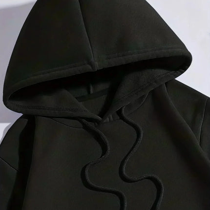 Women Rose Print Hoodie Unisex Autumn Winter Fleece Oversized Hooded Everyday Outdoors Hoodie for Any Occasion