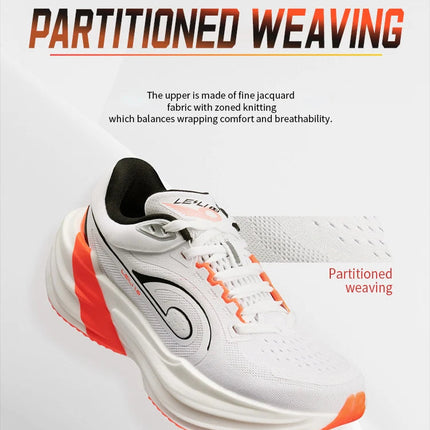 QIAODAN TG1.0 Women's 2026 Marathon Platform Racing Shock Running Shoes Long-distance Soft Rebound Sneakers QDB022253285 PlatiNum