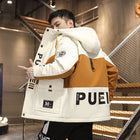 Fashion Casual Spring Autumn Hooded Jackets Youth Streetwear Loose Cargo Coat Outdoor Sports Zipper Windbreaker Top