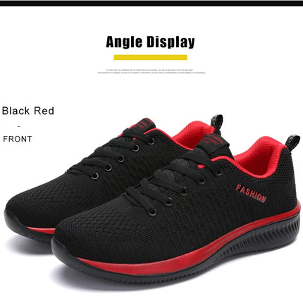 Scarpe da ginnastica da uomo e da donna in maglia, traspiranti, atletiche, da corsa, da passeggio