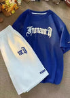 blue and White