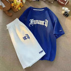 blue and white / 5XL