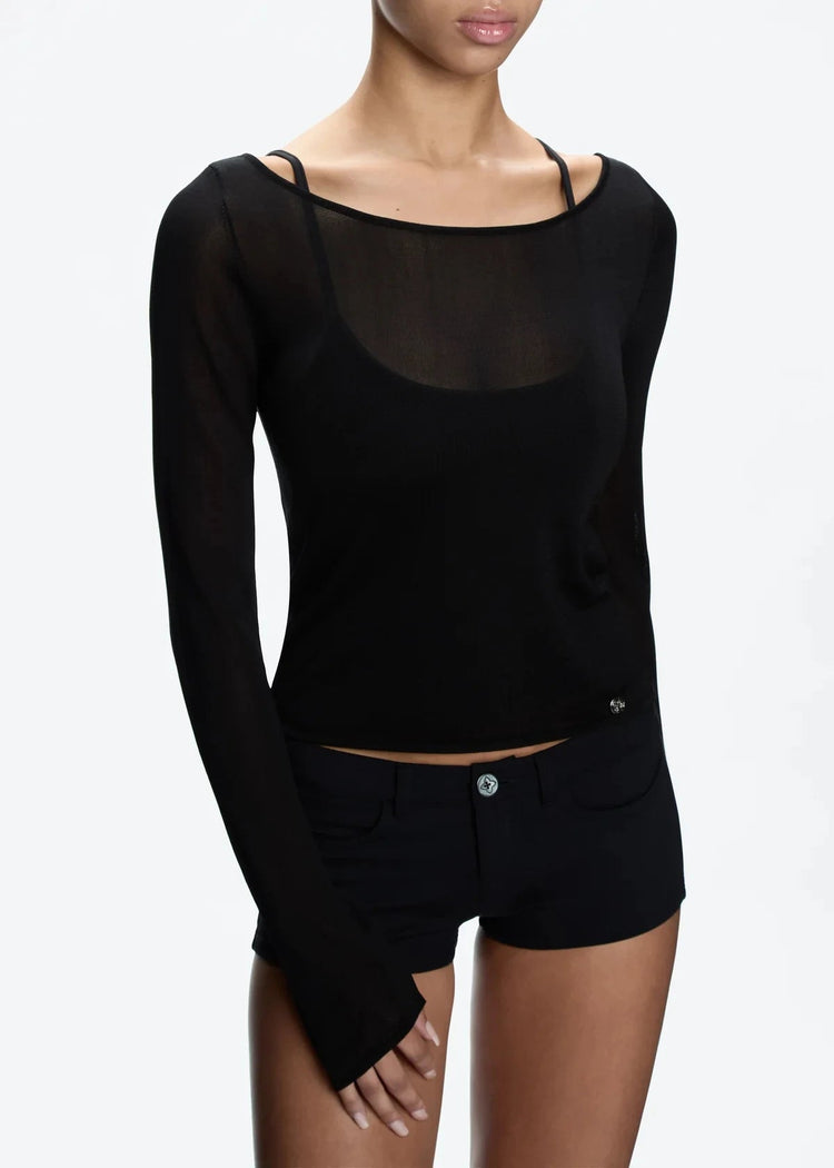 Tank Summer Women's Black Ultra-Short Shorts, Low-Waist Tight-Fitting Hot Pants, Suitable for All Kinds of Basic Styles with Camisoles and Short Sleeves PlatiNum