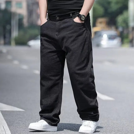 Oversize Jeans for Man Male Jeans Pants Denim Pants Men's Jean Big Size Baggy Y2k Mens Cargo Black New Wide Leg Trousers