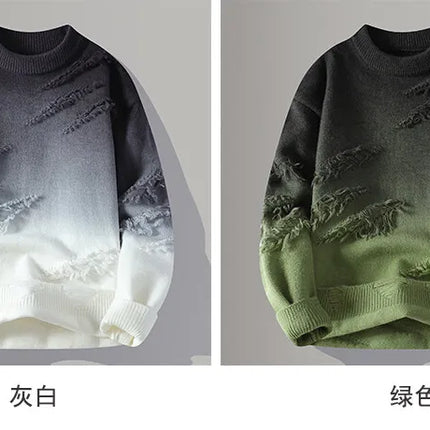 Winter Sweaters for male men thick O-neck sweater men Student youth sweaters autumn Men's wool Casual Knitwear Pullover men