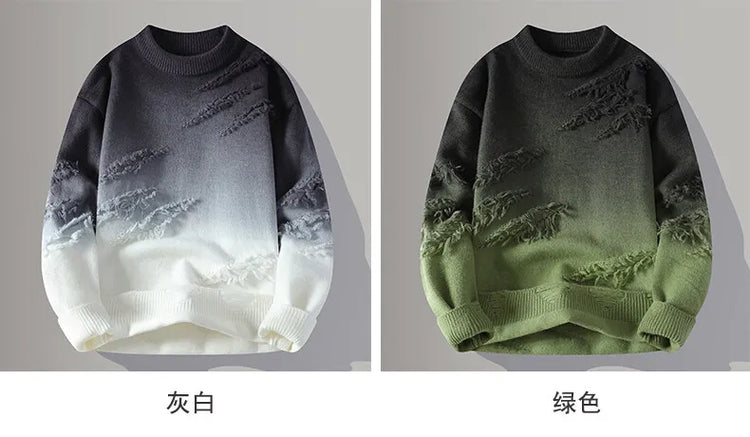 Winter Sweaters for male men thick O-neck sweater men Student youth sweaters autumn Men's wool Casual Knitwear Pullover men