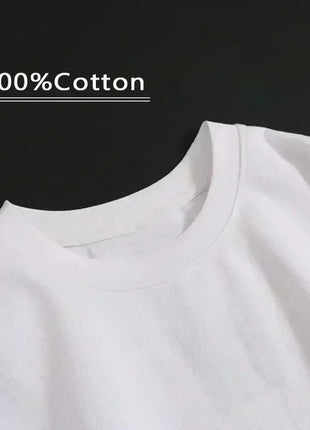 Set di pantaloncini a maniche corte in puro cotone da uomo, t-shirt sportiva e per il tempo libero allentata alla moda europea e americana platinumshop
