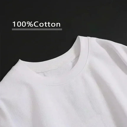 Set di pantaloncini a maniche corte in puro cotone da uomo, t-shirt sportiva e per il tempo libero allentata alla moda europea e americana platinumshop