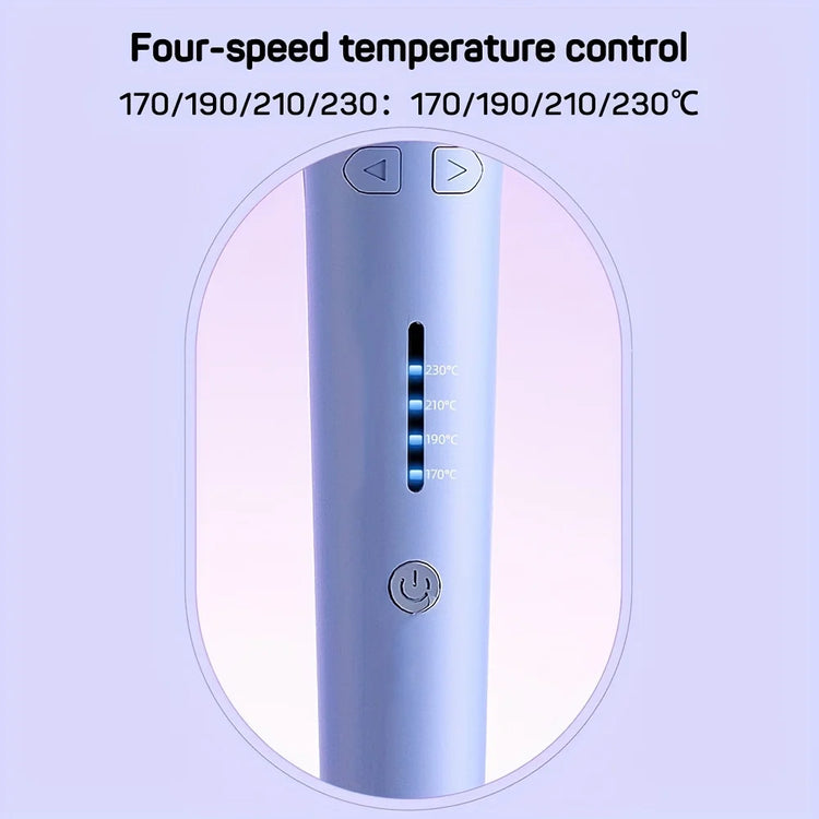 Automatic Rotating Hair Curler 32mm Ceramic Barrel, Professional Wavy Hair Styling Tool for Daily & Party Hairstyle