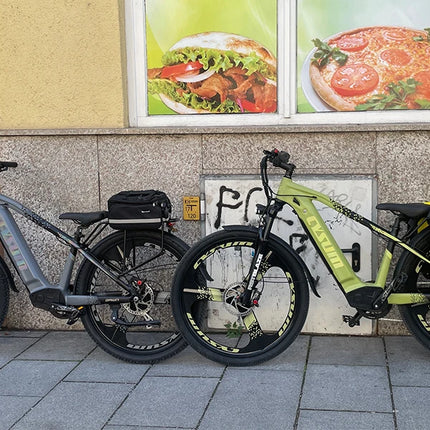 Bici elettrica da montagna CYSUM M520, bici elettrica fuoristrada per adulti da 29", bicicletta elettrica assistita a pedale, batteria 48 V 15 Ah, cassetta a 7 velocità