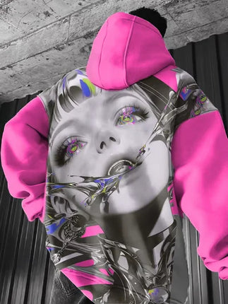 Anime Character 3d Print Hoodies Men Women Fashion Hoodies Sweatshit Sexy Girls Coats Women Sweats Womens Clothing Oversized New