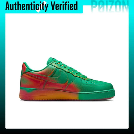 Nike Air Force 1 Breathable Skateboard Shoes Men's Green Orange IB6834-300