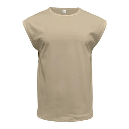 Amazon cross-border men's clothing summer new sleeveless t-shirt youth casual loose thin vest men PlatiNum