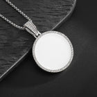 Hip Hop Ice Out Dollar Money Bag Necklace Shiny Cubic Zirconia Wallet Pendant for Men Women Hip Hop Rock Rap Cool Jewelry PlatiNum