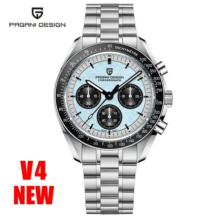 PAGANI DESIGN V5 PD1701 Orologi lunari Orologio al quarzo di lusso per uomo Cronografo sportivo con vetro zaffiro AR 100M impermeabile 2025