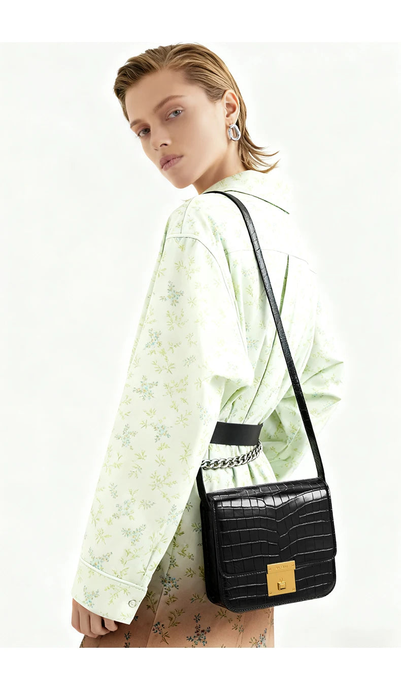 BAFELLI DONNE BORSE MODA 2025 IN PELLE MINI BOXY BAG CROSSBODY DESIGNER ORIGINALE Lusso Spalla SCHEDA MESSENGER FEMALE