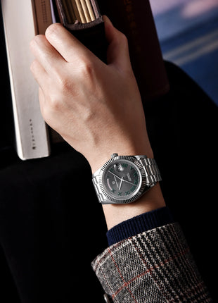 PAGANI DESIGN Nuovo Orologio da Uomo 40mm con Calendario Settimanale, Acciaio Inossidabile, Impermeabile 100M, Vetro Zaffiro AR, Movimento Giapponese di Lusso