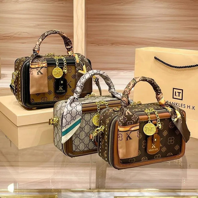 Brand Women's Bag 2025 New Style Light Luxury Western Style High Quality Handbag Designer Casual Versatile Crossbody Bag PlatiNum
