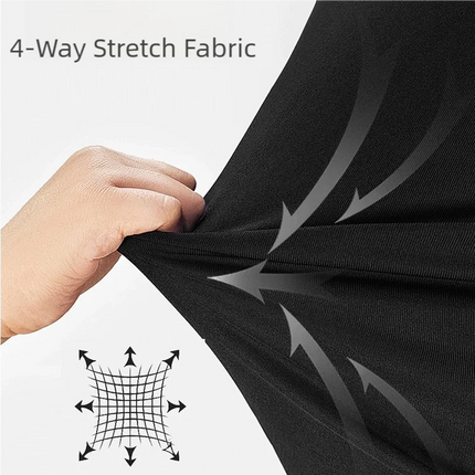 Men's Long Sleeved Sports T-Shirt With High Elasticity And Quick Drying Solid Color Long Sleeves for Autumn Winter PlatiNum