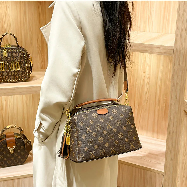 Women's handbag 2025 new autumn and winter designer shoulder crossbody bag, fashionable and high-end pillow bag PlatiNum