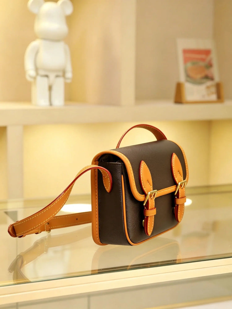 Borsa a tracolla da donna spaziosa e leggera in microfibra effetto pelle, perfetta per il weekend, lo shopping al supermercato e l'uso quotidiano.