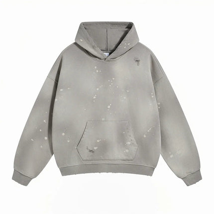 Custom LOGO2024 autumn and winter 450g cotton polyester terry old men's and women's street suits oversize loose washing hoodie PlatiNum
