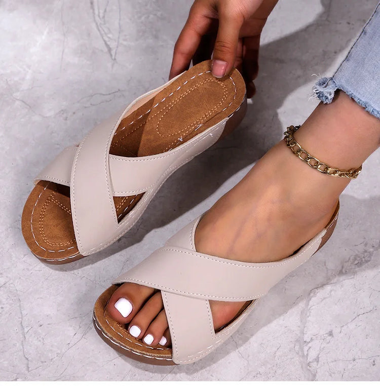 Sandali da Donna 2026: Scarpe Estive con Tacco, Casual per Interni ed Esterni, Ciabatte Estive con Tacco, Sandalias Mujer