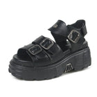 U-DOUBLE 2026 sandali da donna piattaforma stile punk scarpe estive da donna clip toe pantofole romane con tacco alto
