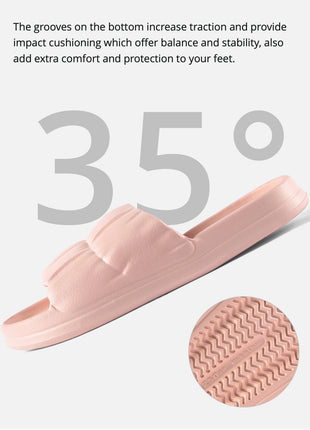 2023 donne Soft Sole Cloud pantofole piattaforma spessa Indoor Outdoor sandali da spiaggia estate EV