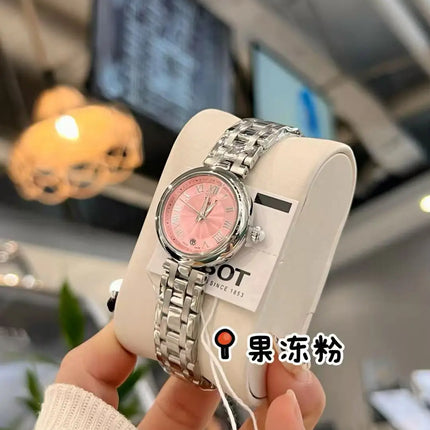 Orologio da Donna Suojiali Little Beauty, Quadrante Piccolo con Numeri Romani, Elegante e Delicato, Cinturino in Acciaio o Pelle Opzionale, Orologio da Polso Femminile alla Moda per Uso Quotidiano Casual
