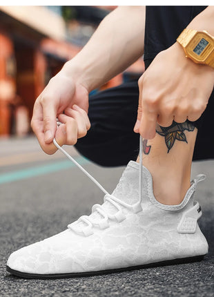YRZL Mocassini da uomo in rete Mocassini da guida Appartamenti di alta qualità Scarpe da passeggio Mocassini casual antiscivolo traspiranti Scarpe da uomo estive