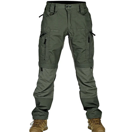 Men's Outdoor Tactical Pants With Multi Pocket Combat Training Hunting Cargo Pants Waterproof Wear-resistant Workwear Pants