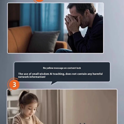 DeepSeek XiaoZhi Mini AI Emo Robot | Smart Voice Chatbot, Emotional Interaction, Personalized AI Companion, Unique Gift Idea PlatiNum