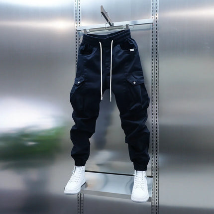 2025 New Men Joggers Autumn Sweatpants Spring Drawstring Casual Pants Workout Running Cotton Sports Trousers Men Clothing