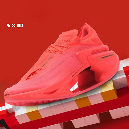 Li-Ning Unisex SHADOW 3 Running Shoes BOOM JIANG Cushion Comfort Sports Shoes LiNing Wearable Anti-Slippery Sneakers ARRV001 PlatiNum