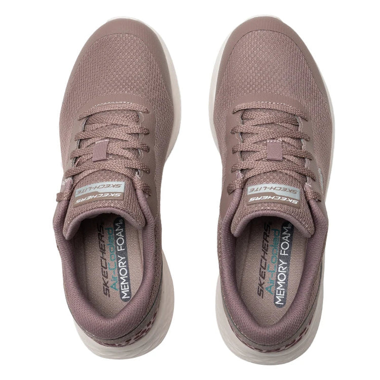Skechers Lace-Up Sports Casual Shoes Breathable Women's Walking Shoes Training Shoes Running Shoes 149992-Mve PlatiNum