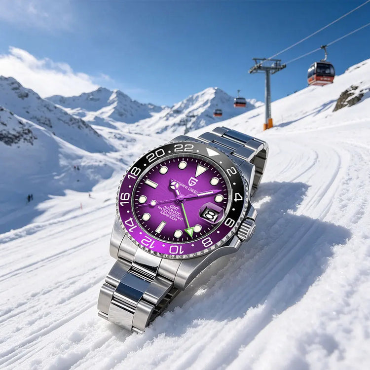PAGANI DESIGN New GMT Men Watch Top Brand 40mm Mechanical Watch Sapphire Glass 100M Waterproof Automatic Wristwatch Reloj Hombre
