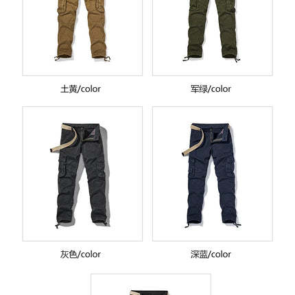 Taglia 28-40 pantaloni tattici militari da uomo tuta lavata multitasche da uomo pantaloni larghi in cotone pantaloni cargo maschili per uomo pantaloni uomo