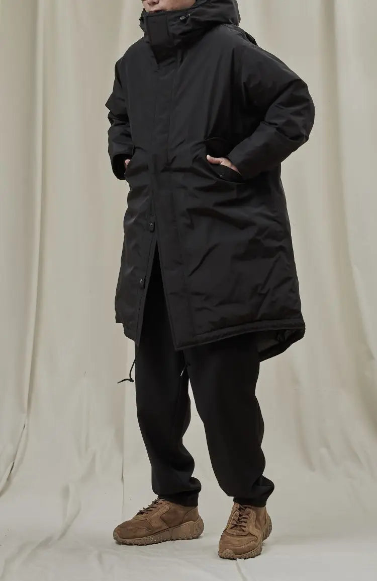 Piumino impermeabile optoelettronico con colla a stampa completa extra lunga Nanamica LongDown