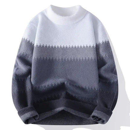 Winter Sweaters for male men thick O-neck sweater men Student youth sweaters autumn Men's wool Casual Knitwear Pullover