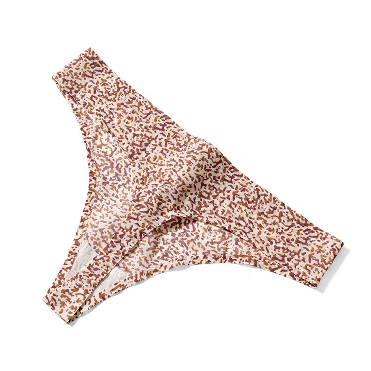 Sexy Thong Women's Underwear Leopard Seamless Panties Female Temptation Elasticity Sports Lingerie Thongs Women G-String Tangas