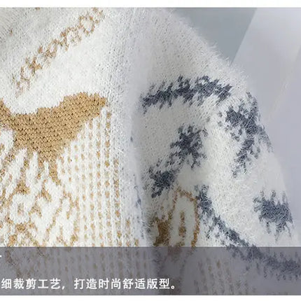 Autumn Winter Graffiti Men's New Sweater 2025 High Quality Men's Brand Hoodie Warm Knitted Tops High Street Trendy Bottom Shirt
