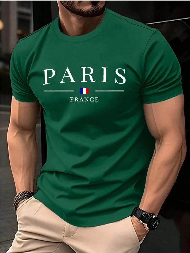 Men's Summer T-shirt 3D Letter Pattern Print T-shirt Men's Personalized Hip Hop Streetwear Tops Casual T-shirt for Men